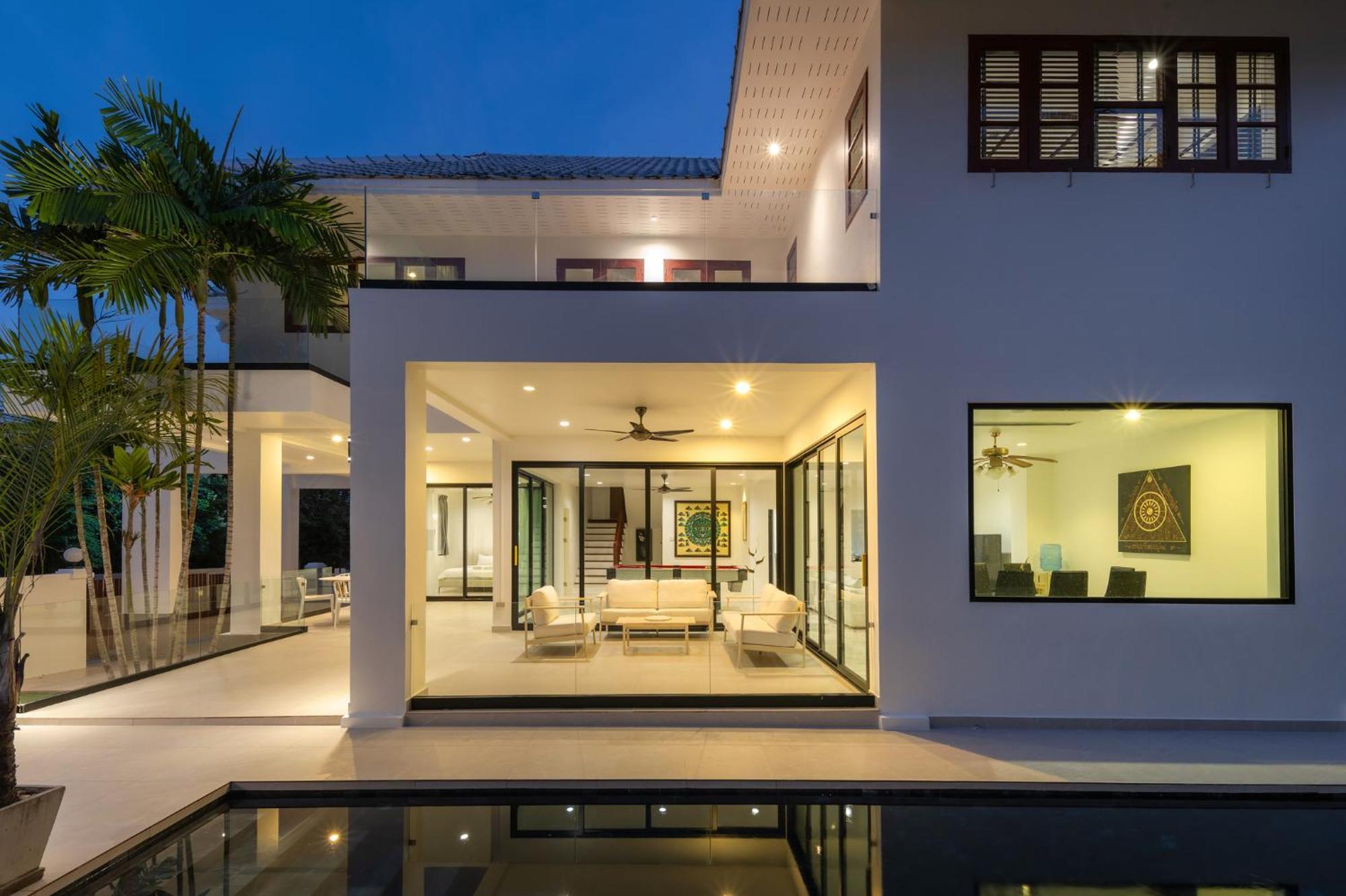 Stunning Villa With Pool And Tropical Garden 华欣 外观 照片