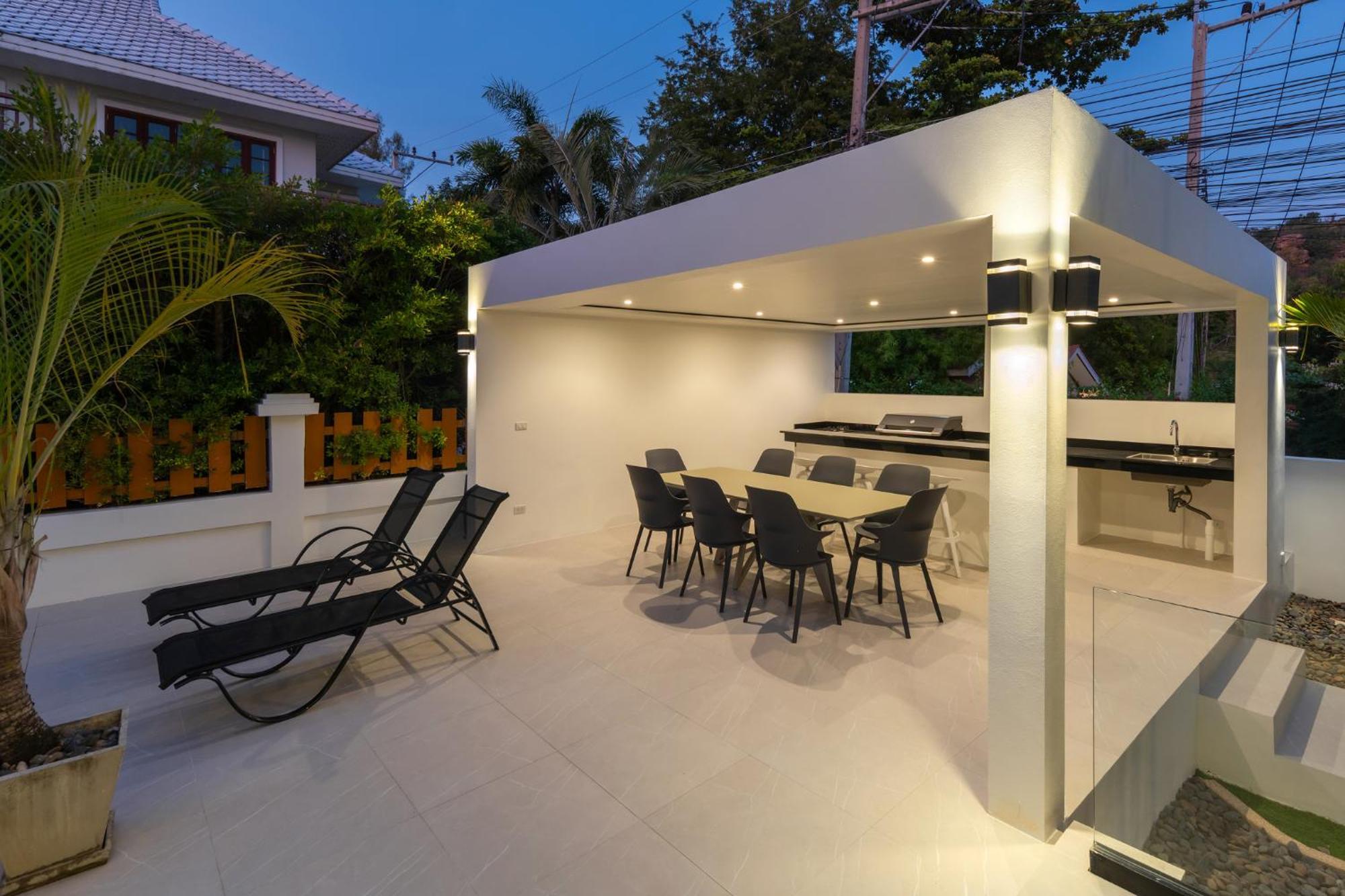 Stunning Villa With Pool And Tropical Garden 华欣 外观 照片